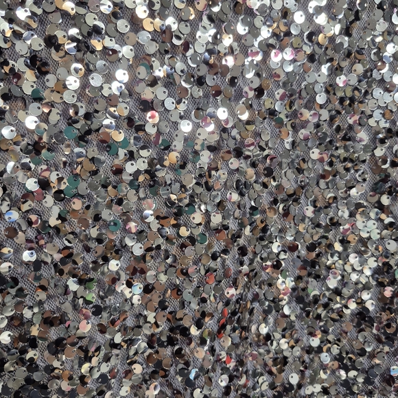 Chico's Sparkling Sequin Sleeveless Top With Leopard Detail Size 0 - Picture 2 of 6